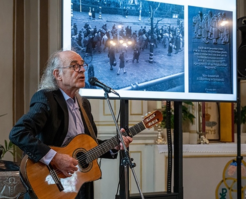 Sänger und Liedermacher Johan Meijer aus Amersfoort