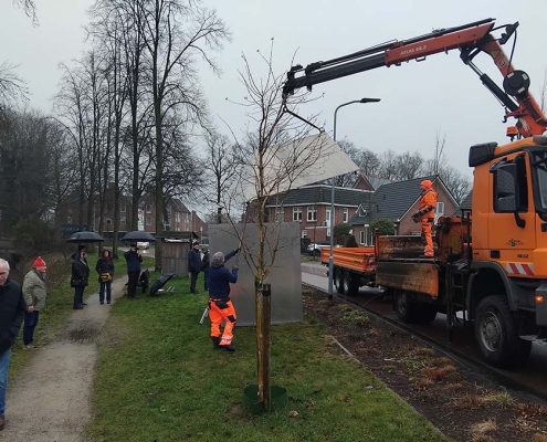 Aufbau Wanderkapelle in Aalten - Foto: Johannes Hoven