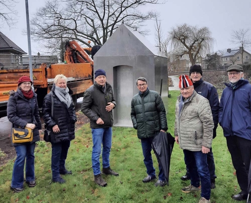 Die Wanderkapelle steht - Foto: Antonuis Böing